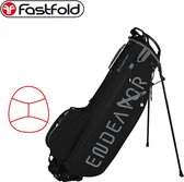 Fastfold Endeavor golf standbag - draagtas (zwart-zilver)