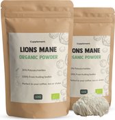 Combideal Lions Mane Poeder 2x 60 Gram - Biologisch - Gratis Scoops - Geen Capsule - Supplement - Superfood - Mushroom - Paddenstoel - Pruikzwam - Hericium Erinaceus - Poeder