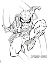 Marvel Spider-Man Color color block / Marvel Spider-Man Color bloc de coloriage