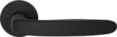 Deurkruk op rozet - Zwart - RVS - GPF bouwbeslag - GPF1310.61-00 zwart Deurklink Taka op ronde
