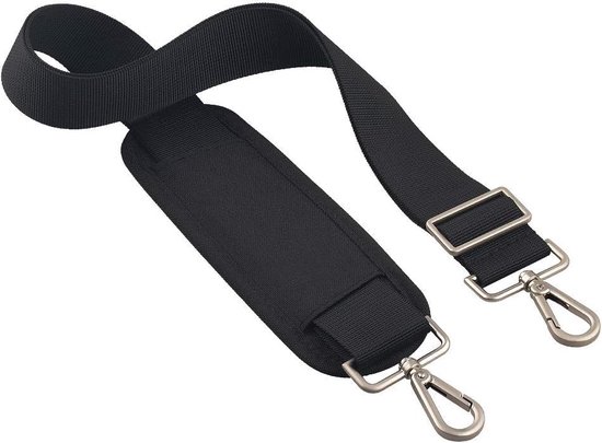 Bag Strap - Tassenriem - Schouderband - Schouderriem tas-Verstelbaar - Zilveren Gesp-Universele vervangende schouderriem-Pet Carrier-Verstelbare