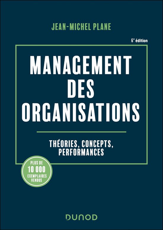 Management des organisations - 6e éd. - cover