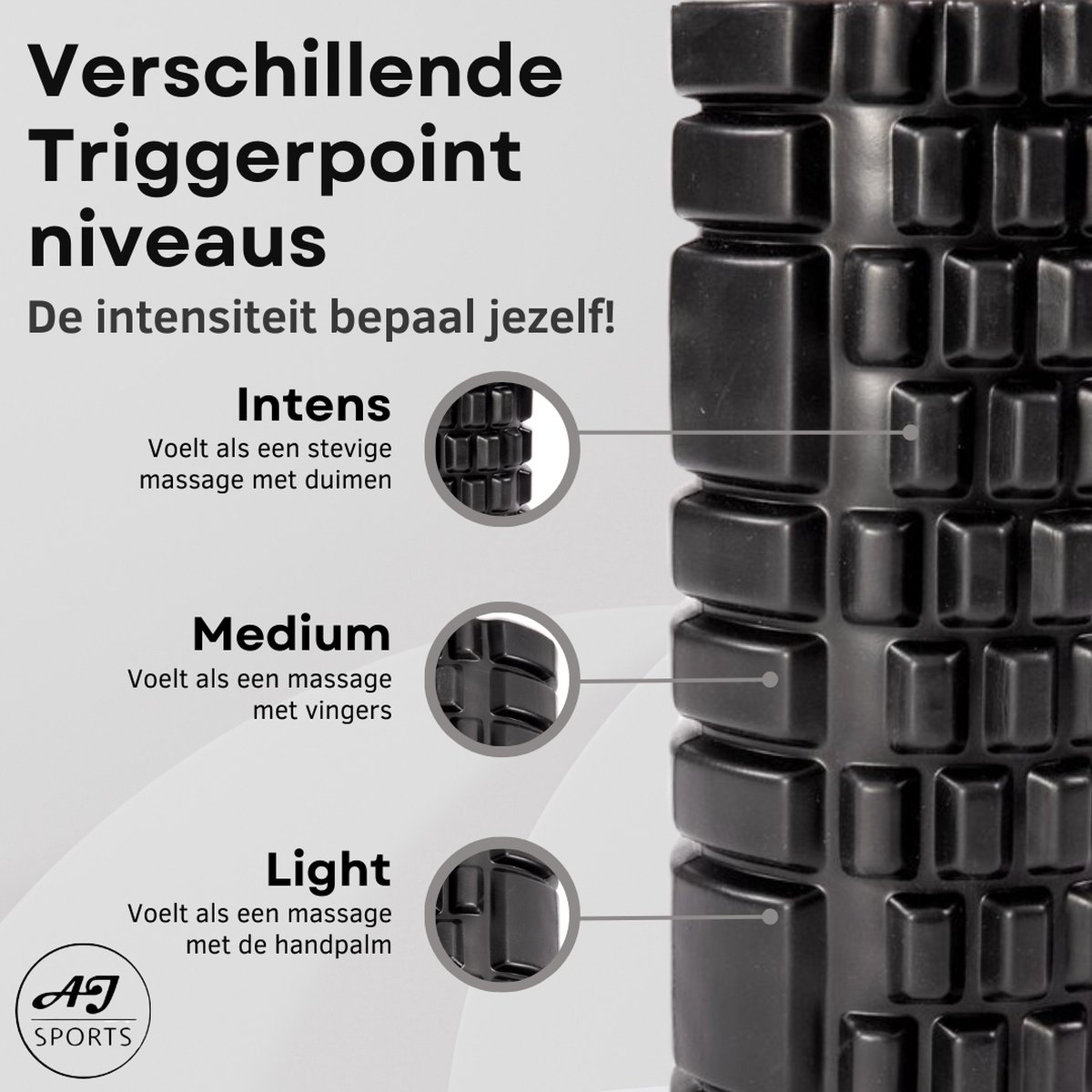 AJ-Sports Foam Roller - 33cm thumbnail 3
