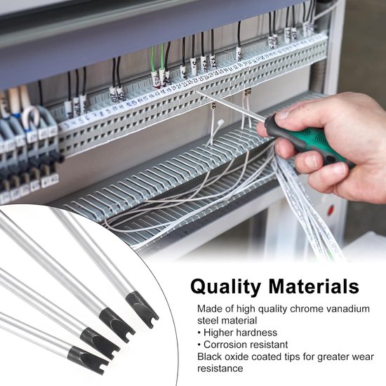 Presch Schroevendraaierset 7 Stuks TÜV - GS Gekeurd Magneetschroevendraaierset Met Gleuf En Kruissleuf Ph Pz Sl Professionele Gereedschappen