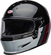 Bell Eliminator Black White Full Face Helmet M - Maat M - Helm