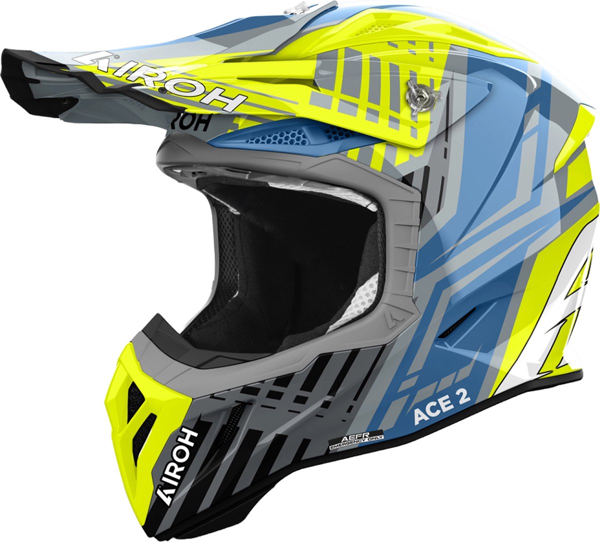 Airoh Aviator Ace 2 Proud Yellow Gloss M - Maat M - Helm