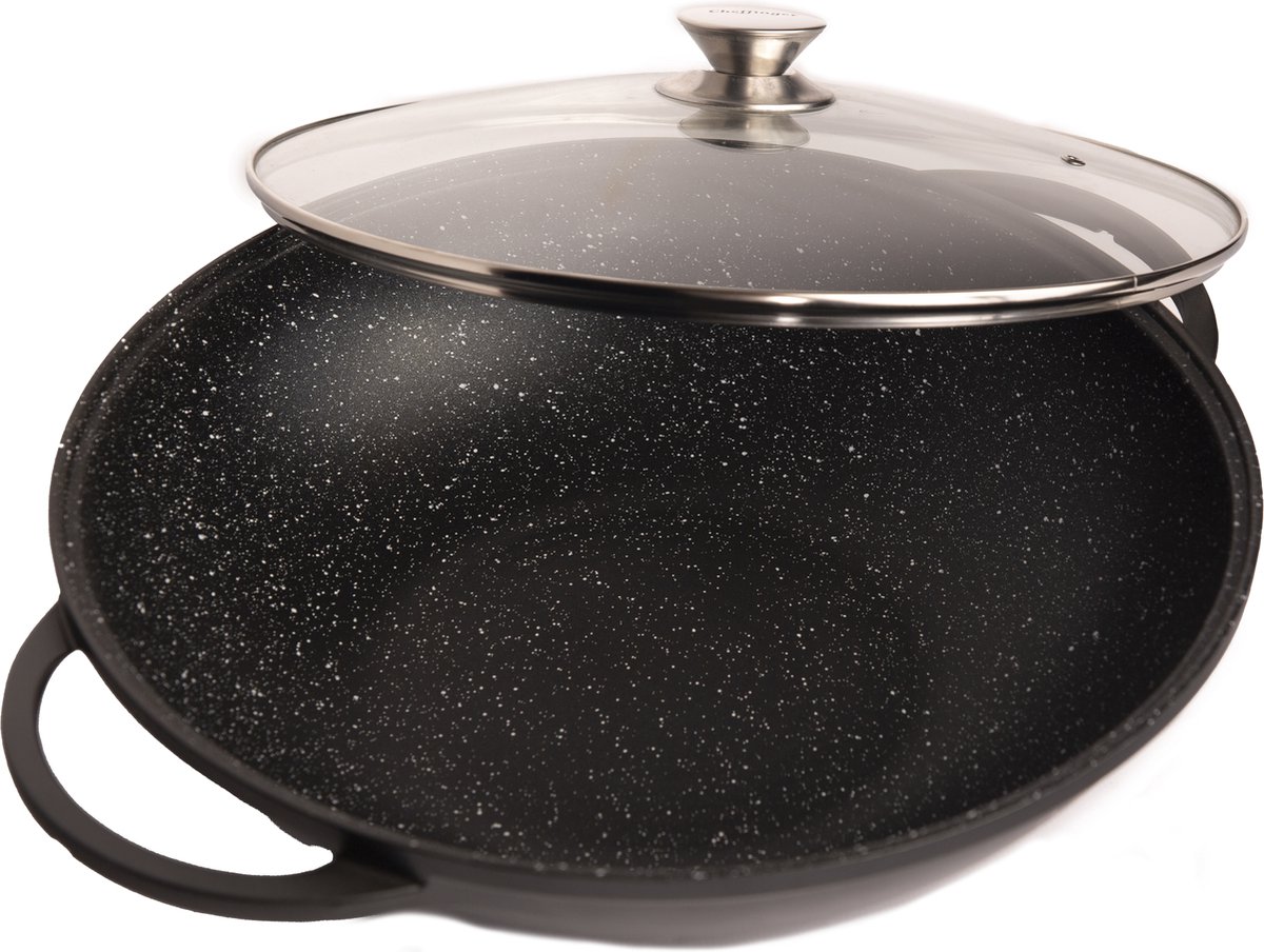 Cheffinger Cheffinger XL Wokpan met Deksel - afbeelding 3