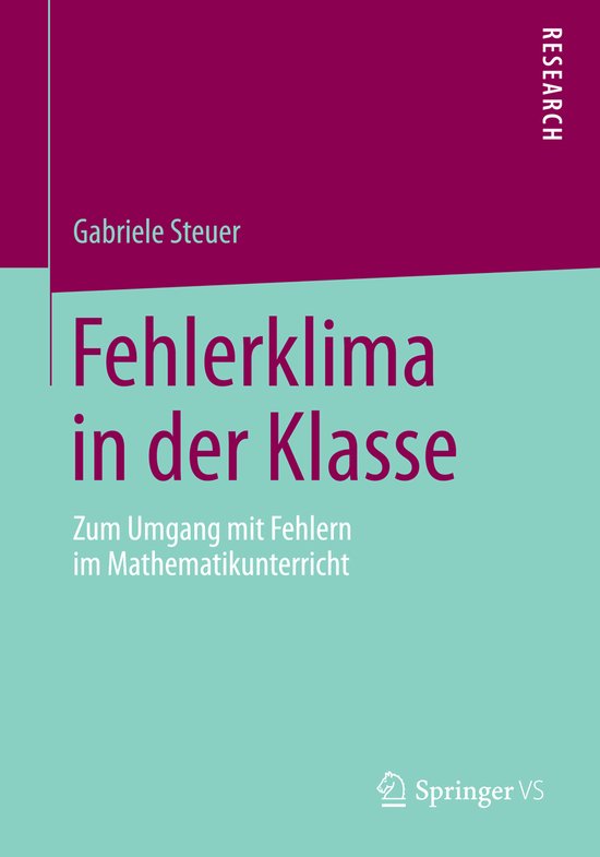 Fehlerklima in der Klasse - cover