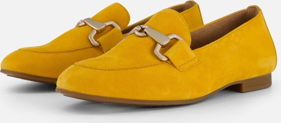 Gabor Chaussures à enfiler en Daim jaune - Femme - Taille 36,5