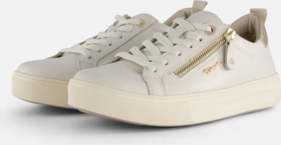 Tamaris Comfort Sneakers wit Leer - Dames - Maat 43