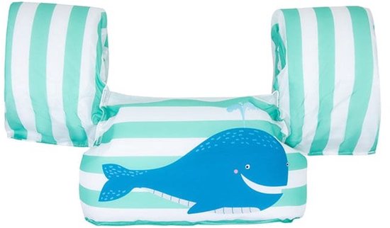 Swim Essentials Puddle Jumper - Groen/Blauw - Whaley - 2/6 Jaar