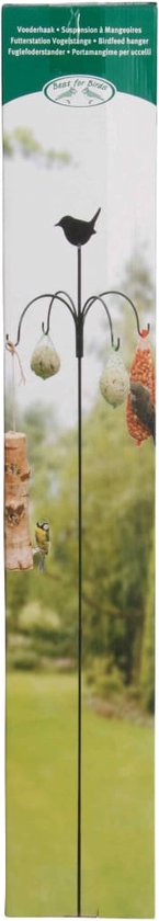 Esschert Design Voederhanger - Vogelvoederhuisje - Groen - 150 cm x 45 cm x 150 cm