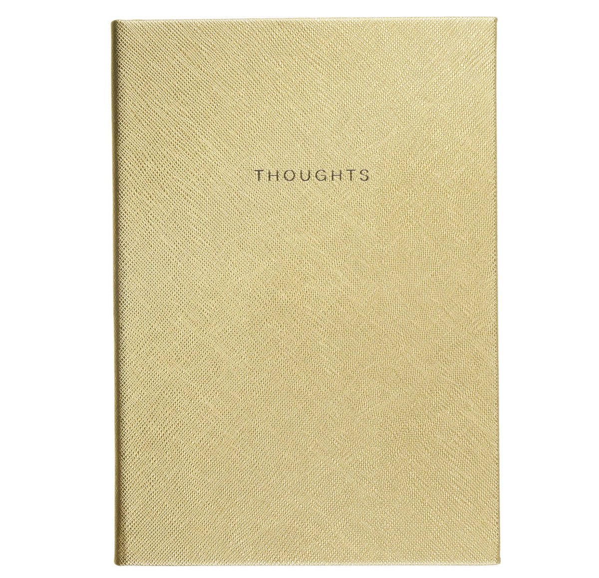Eccolo notitieboek - Gold Saffiano - lijn - ca.15x20cm - EC-D447S
