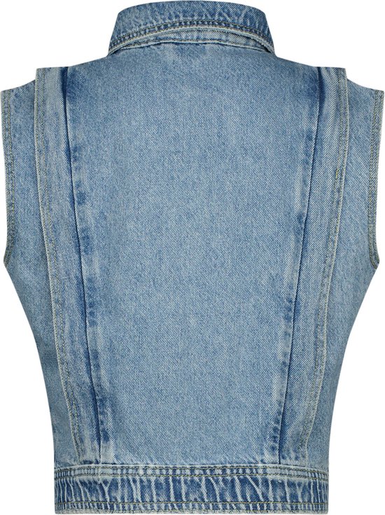 Vingino Denim Jacket Taira Meisjes Jas - Light Vintage - Maat 164