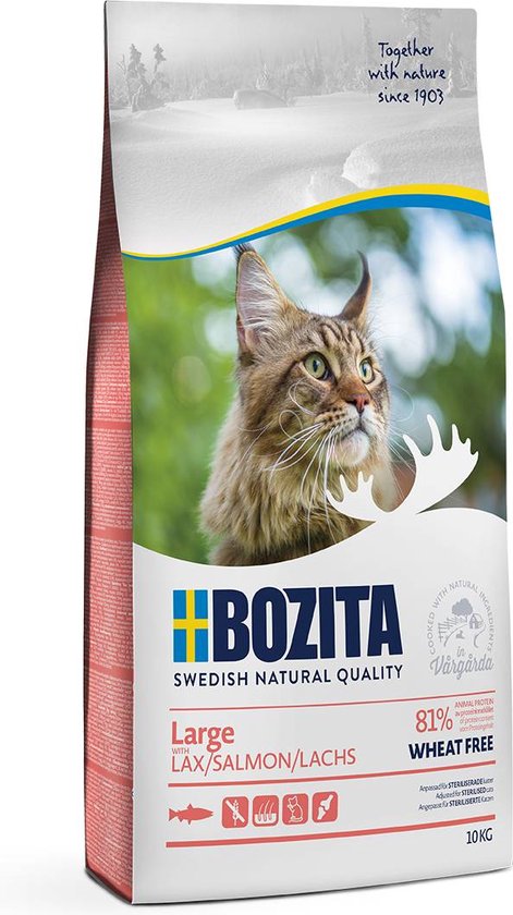 Bozita Large Wheat Free - 10 kg - Zalm