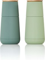 Adhoc - Moulin à sel et poivre Scape Set de 2 pièces - Plastique - Vert