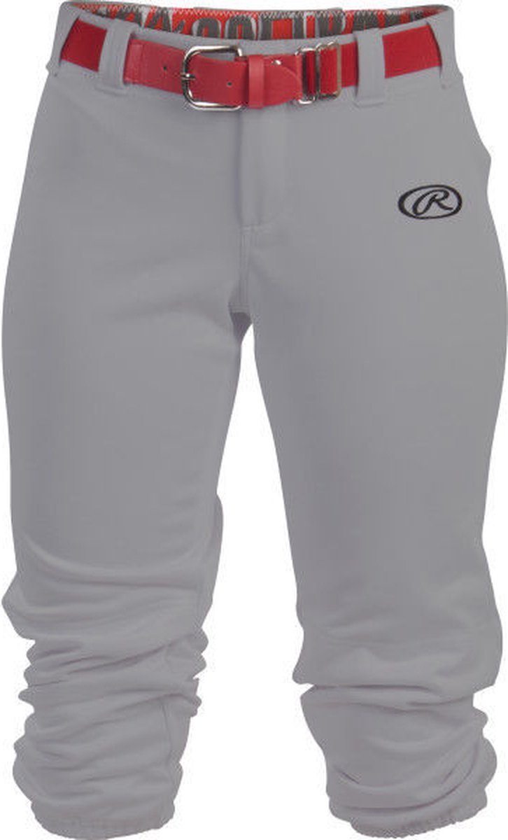 Rawlings WLNCH Women Belted Pant M Blue Grey voor Sport Honkbal/Softball