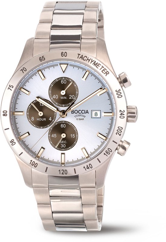 Boccia Titanium 3739-01 Heren Horloge