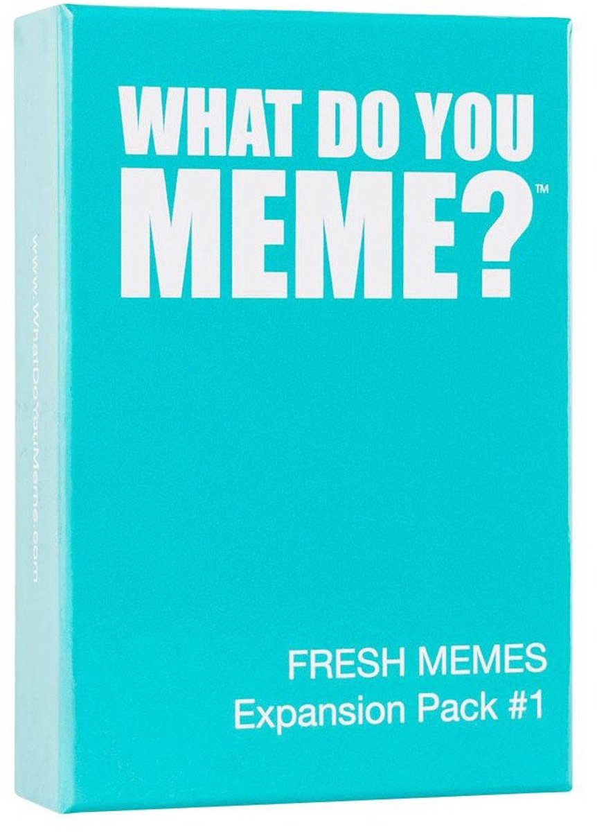 What Do You Meme? English Expansion pack - Uitbreiding - Kaartspel - Spelletjes voor Volwassenen - Fresh Memes