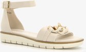 Nova dames sandalen wit met gouden detail - Maat 39