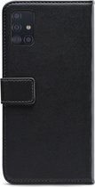 Mobilize Classic Gelly Wallet Telefoonhoesje geschikt voor Samsung Galaxy A51 5G Hoesje Bookcase Portemonnee - Zwart