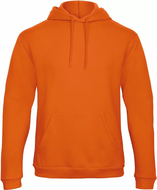 Oranje EK WK & Koningsdag Hoodie Ben Hier Voor Bier Back - MAAT L - Oranje Feestkleding - Uniseks pasvorm voor dames & heren