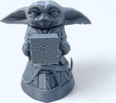 Grogu Pinhead - bouwpakket - Hellraiser / Star Wars mashup - 3D print - Child Cenobite