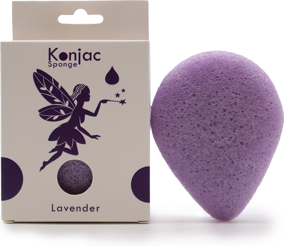 Goedkoopste Beesha Konjac spons Lavendel