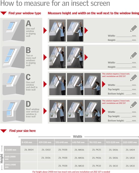 Insectenhorren / Insectenhorren / VELUX Raamdecoratie / Assortiment