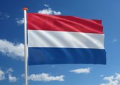 Nederlandse vlag - koningsdag - 90x150cm - Holland - met bevestigings ringen
