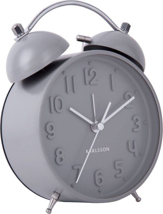 Alarm clock Iconic matt grey