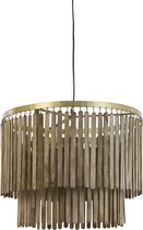 Light & Living Hanglamp Gularo - Donkerbruin - Ø60cm - Modern - Hanglampen Eetkamer, Slaapkamer, Woonkamer