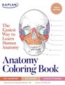 Livre de coloriage "The Easiest Way to Learn Human Anatomy", 10e édition, avec illustrations du crâne humain.