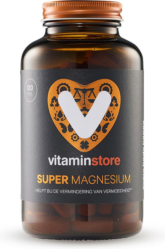 Foto: Vitaminstore super magnesium 120 tabletten