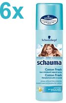 Schwarzkopf - Schauma - Cottom Fresh - Spray - 6x 200 ml - Pack économique