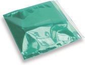 Folie Enveloppen - 220x220 mm - Groen transparant - 100 stuks