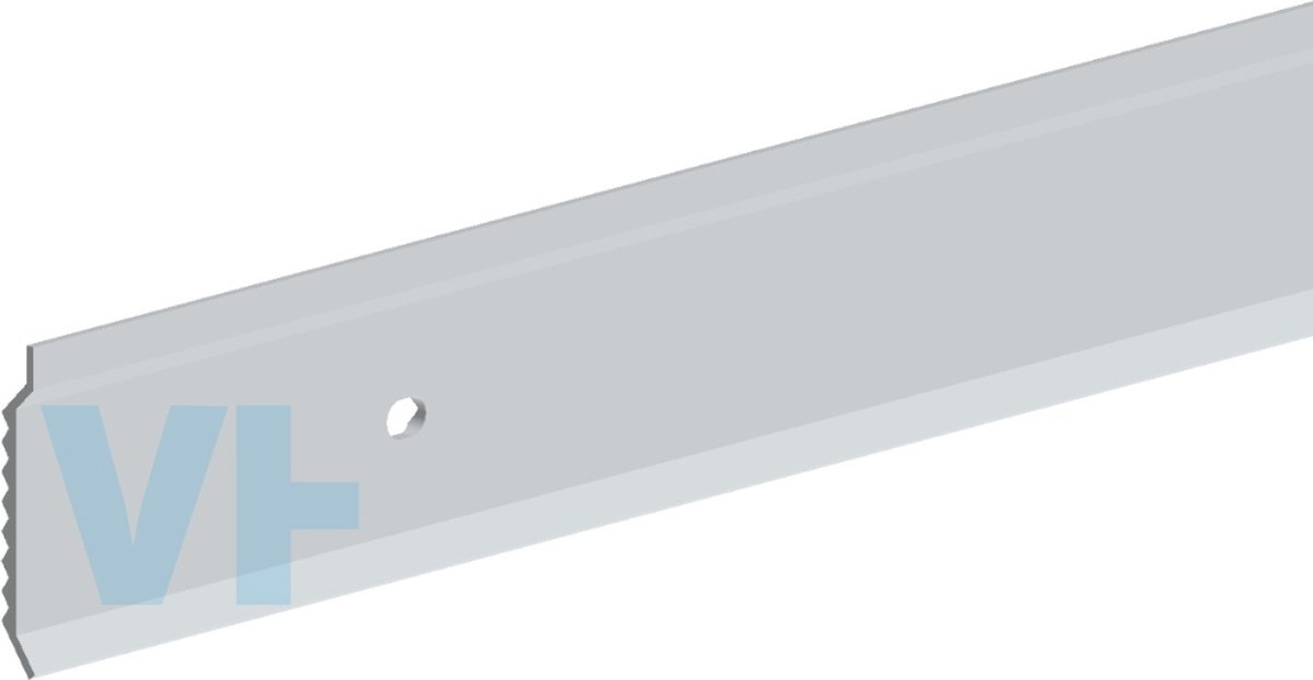 Aluminium Knelstrip 50 mm Lengte 2.5 meter
