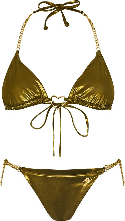 Bikini metallic - Vintage gold S