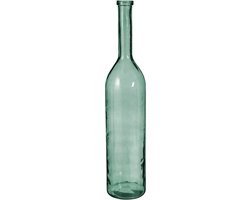 Mica Decorations Rioja Fles Vaas - H100 x Ø21 cm - Gerecycled Glas - Groen Image
