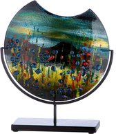 Vaas op standaard - Dali II - Glaskunst - Gilde Handwerk