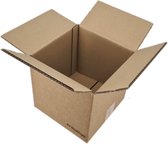Ace Verpakkingen - Amerikaanse vouwdoos - 200 x 200 x 200mm - 15 stuks - kartonnen doos - webshopdoos - verzenddoos - e-commerce - webwinkeldoos - geschikt voor PostNL / DPD / DHL (voor 12:00 besteld, zelfde werkdag verzonden)