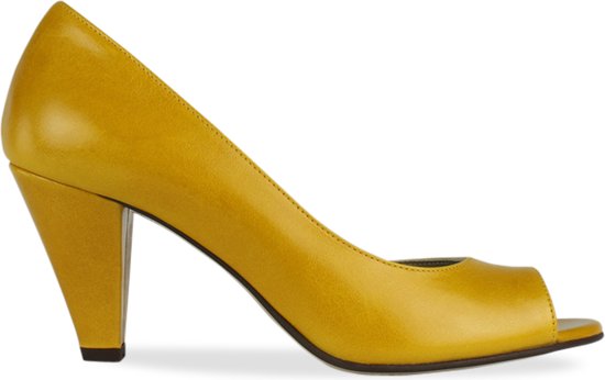 Noë Shoes Nicolina Peeptoe Mustard 37