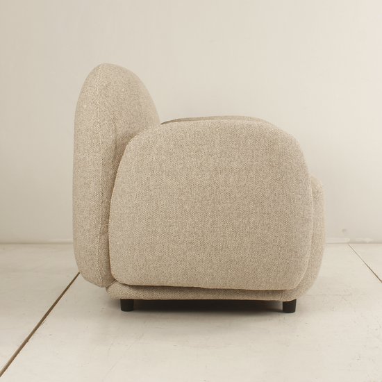 Fauteuil / Fauteuil d'appoint Seny - Lin - Couleur sable