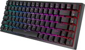 RK84 Gaming Keyboard Zwart - RGB Verlichting - Hot-Swappable - Tri-Mode - Ergonomisch Mechanisch Gaming Toetsenbord Met Draadloze Verbinding - Qwerty - 80% Met Multimedia Toetsen - Brown Switches
