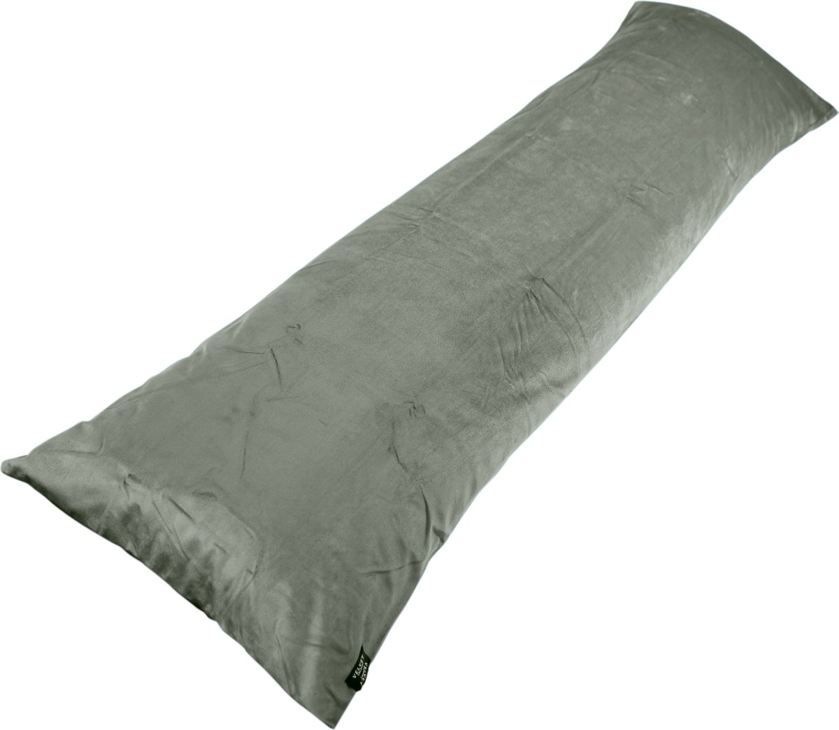 Velvet Kussenbeschermer Lichaamskussen - Velvet Body Pillow Kussensloop - Kussenbeschermer Lichaamskussen - Lichaamskussen sloop 45 x 145 - Body Pillow case - Kussensloop - Zilver - Zwangerschapskussens sloop - Voedingskussen sloop
