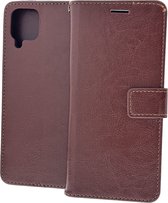 Bookcase Geschikt voor: Samsung Galaxy A42 5G - Bruin - Portemonnee hoesje