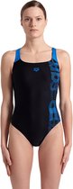 Arena W Swimsuit Control Pro Back Graphic B black-blue China