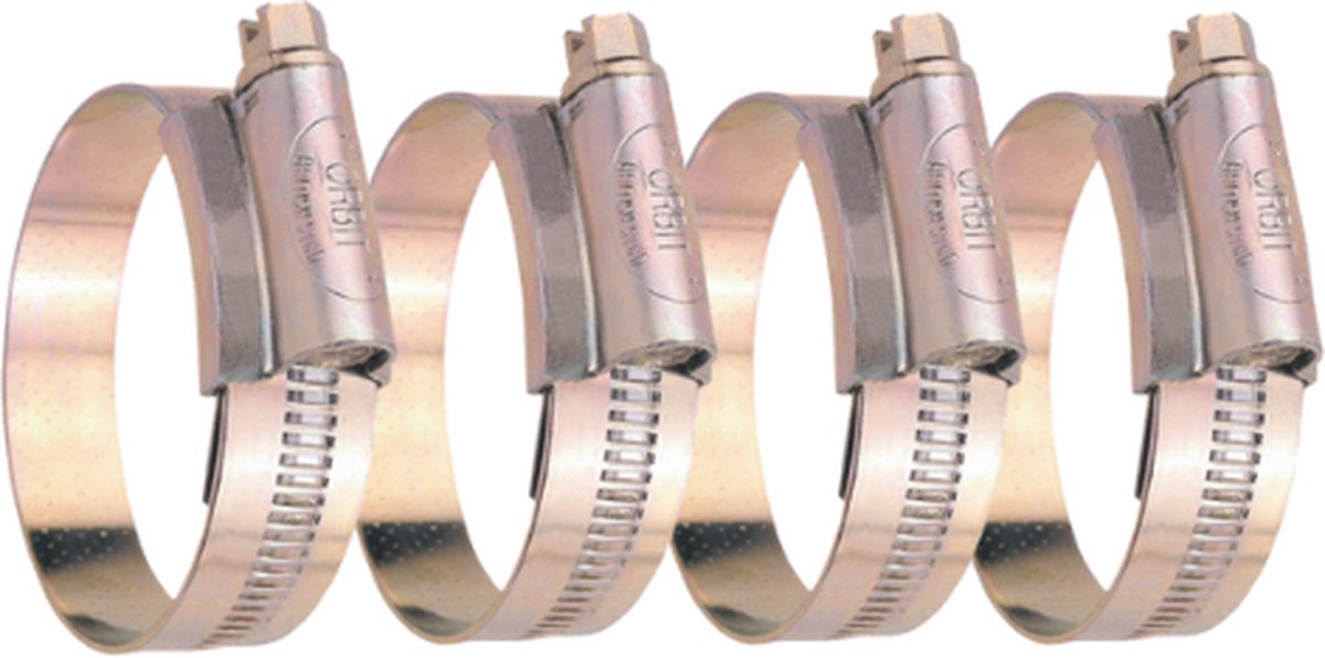 Orbit slangklem 45 - 60mm 4-delige set