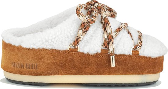 Off White Mule shearling slippers off white