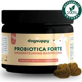 Probiotica Forte snoepjes (MET KIP) | Ondersteunt Darmflora & Spijsvertering | 100% Natuurlijk | +3 miljard Probiotica per snoepje | FAVV goedgekeurd | Probiotica Hond | Hondensupplement | Hondensnacks | 60 hondenkoekjes